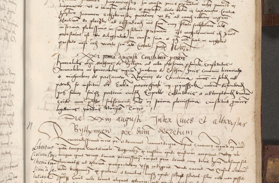 Zdjęcie nr 122 dla obiektu archiwalnego: Volumen II - um actorum episcopalium Joannis Konarski, episcopi Cracoviensis annorum sequentium: 1515, 1516, 1517, 1518, 1519, quorum indicem in dine huius voluminis videre est.