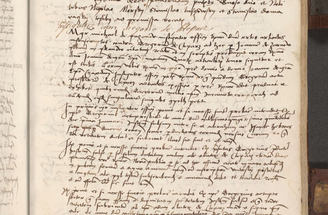 Zdjęcie nr 116 dla obiektu archiwalnego: Volumen II - um actorum episcopalium Joannis Konarski, episcopi Cracoviensis annorum sequentium: 1515, 1516, 1517, 1518, 1519, quorum indicem in dine huius voluminis videre est.