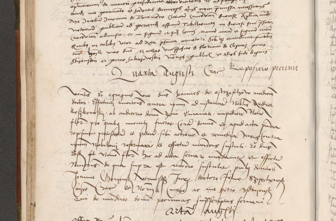 Zdjęcie nr 115 dla obiektu archiwalnego: Volumen II - um actorum episcopalium Joannis Konarski, episcopi Cracoviensis annorum sequentium: 1515, 1516, 1517, 1518, 1519, quorum indicem in dine huius voluminis videre est.