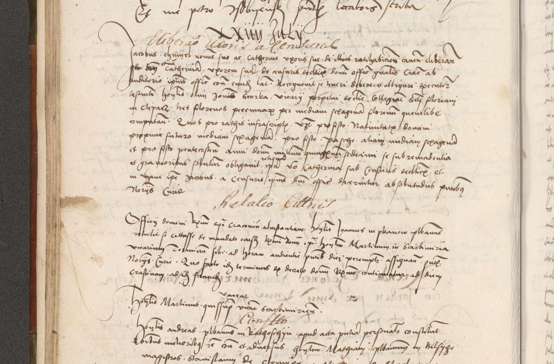 Zdjęcie nr 109 dla obiektu archiwalnego: Volumen II - um actorum episcopalium Joannis Konarski, episcopi Cracoviensis annorum sequentium: 1515, 1516, 1517, 1518, 1519, quorum indicem in dine huius voluminis videre est.