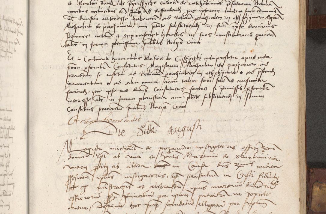 Zdjęcie nr 114 dla obiektu archiwalnego: Volumen II - um actorum episcopalium Joannis Konarski, episcopi Cracoviensis annorum sequentium: 1515, 1516, 1517, 1518, 1519, quorum indicem in dine huius voluminis videre est.