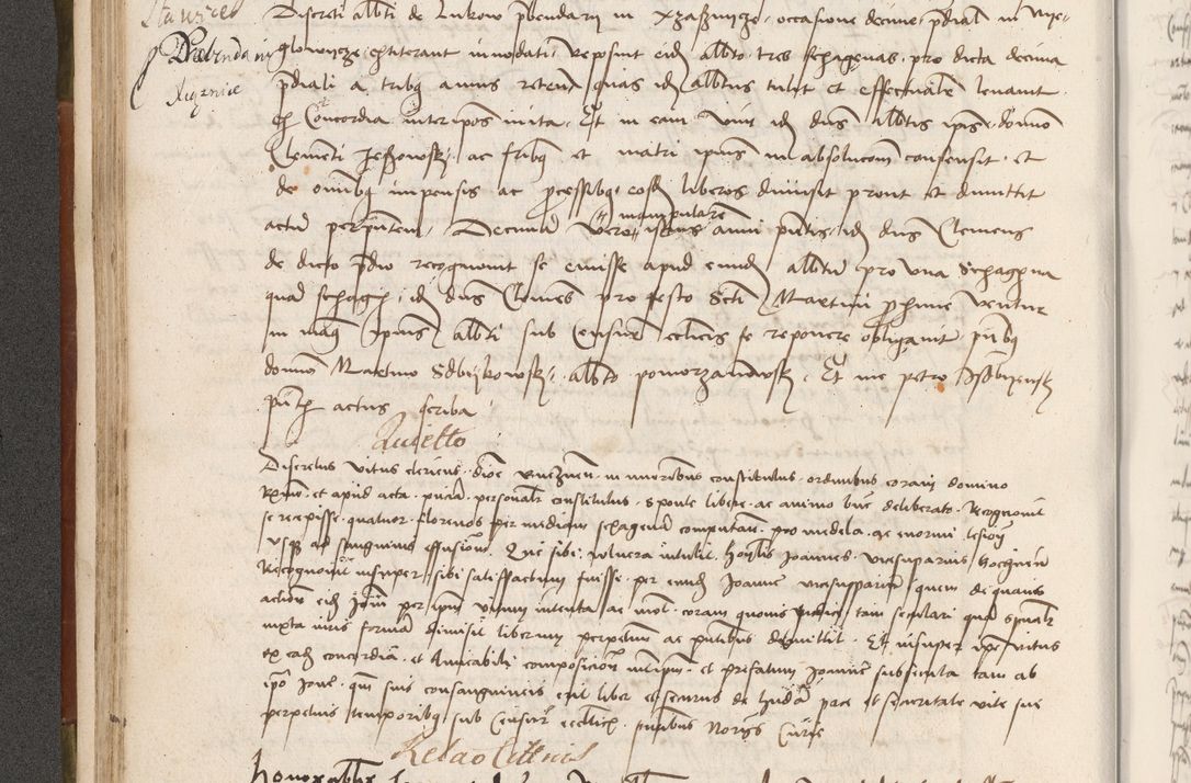 Zdjęcie nr 111 dla obiektu archiwalnego: Volumen II - um actorum episcopalium Joannis Konarski, episcopi Cracoviensis annorum sequentium: 1515, 1516, 1517, 1518, 1519, quorum indicem in dine huius voluminis videre est.