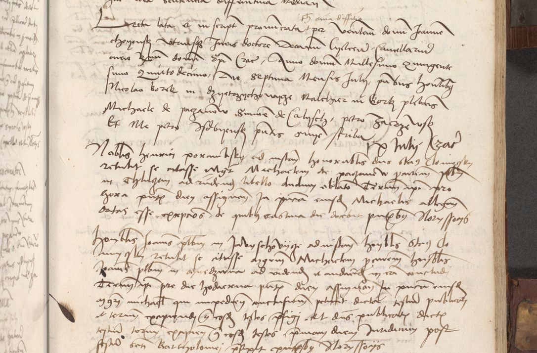 Zdjęcie nr 102 dla obiektu archiwalnego: Volumen II - um actorum episcopalium Joannis Konarski, episcopi Cracoviensis annorum sequentium: 1515, 1516, 1517, 1518, 1519, quorum indicem in dine huius voluminis videre est.