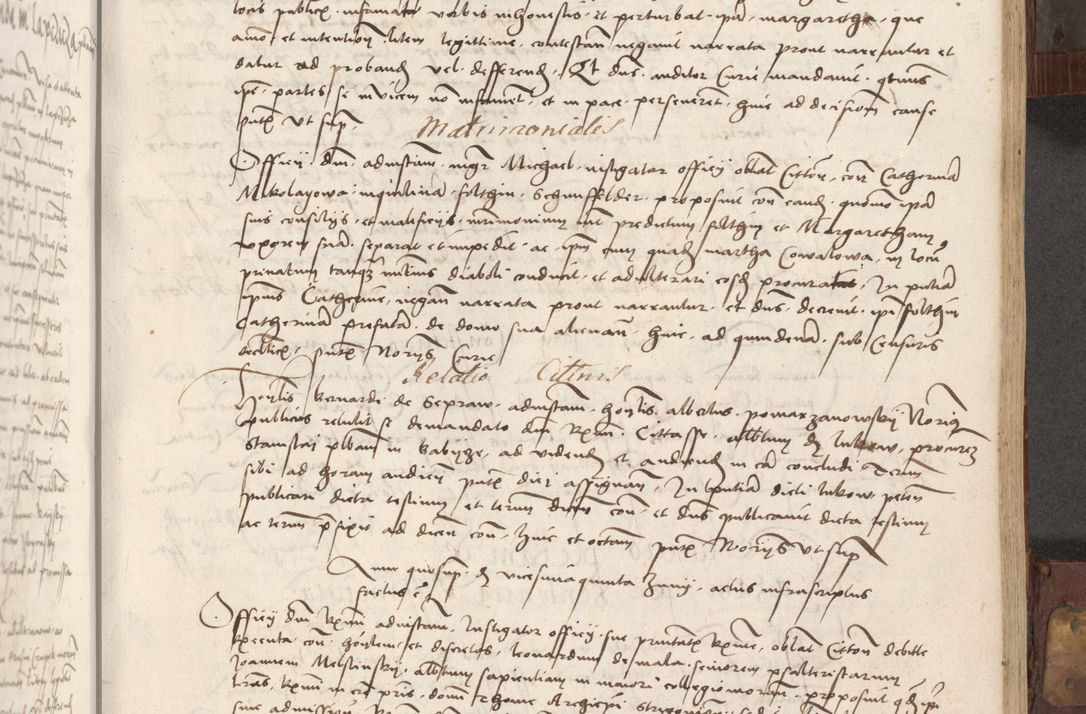 Zdjęcie nr 100 dla obiektu archiwalnego: Volumen II - um actorum episcopalium Joannis Konarski, episcopi Cracoviensis annorum sequentium: 1515, 1516, 1517, 1518, 1519, quorum indicem in dine huius voluminis videre est.