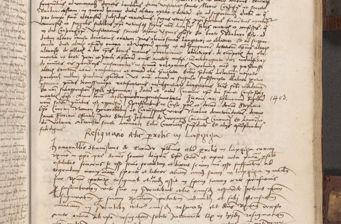 Zdjęcie nr 94 dla obiektu archiwalnego: Volumen II - um actorum episcopalium Joannis Konarski, episcopi Cracoviensis annorum sequentium: 1515, 1516, 1517, 1518, 1519, quorum indicem in dine huius voluminis videre est.