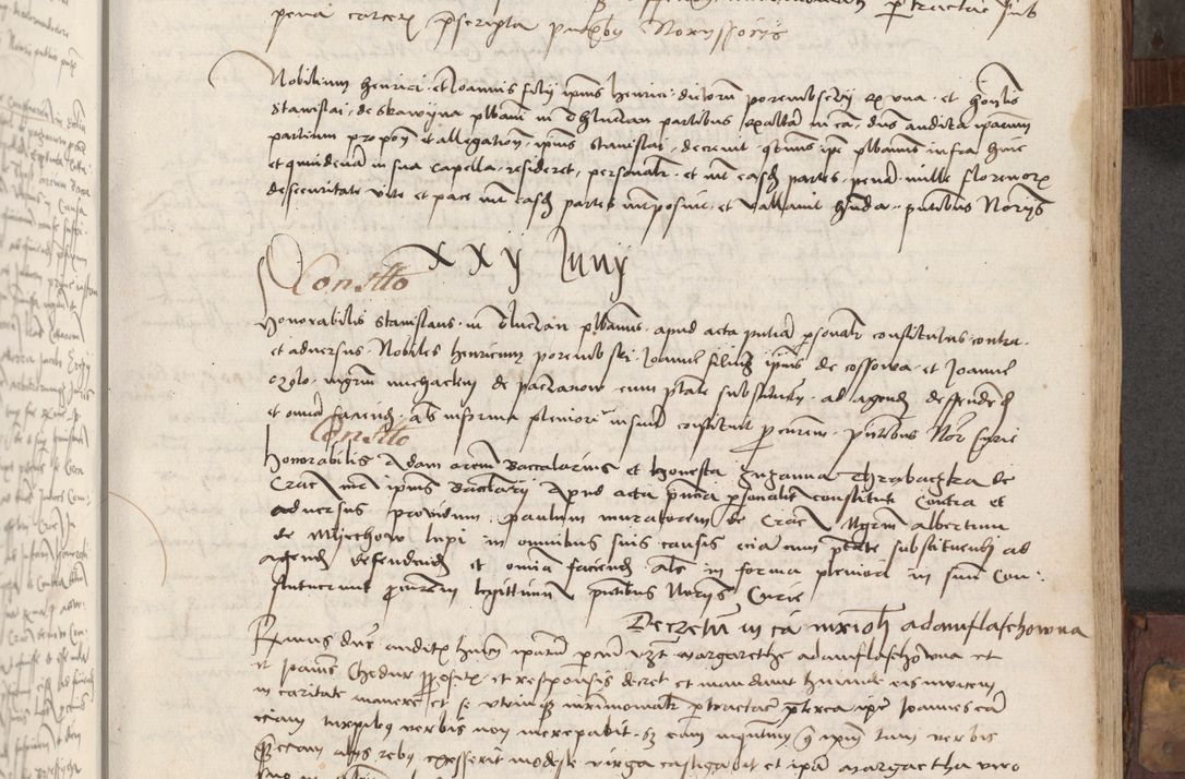 Zdjęcie nr 90 dla obiektu archiwalnego: Volumen II - um actorum episcopalium Joannis Konarski, episcopi Cracoviensis annorum sequentium: 1515, 1516, 1517, 1518, 1519, quorum indicem in dine huius voluminis videre est.