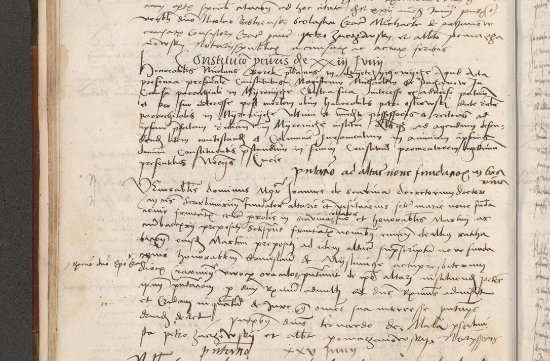 Zdjęcie nr 91 dla obiektu archiwalnego: Volumen II - um actorum episcopalium Joannis Konarski, episcopi Cracoviensis annorum sequentium: 1515, 1516, 1517, 1518, 1519, quorum indicem in dine huius voluminis videre est.