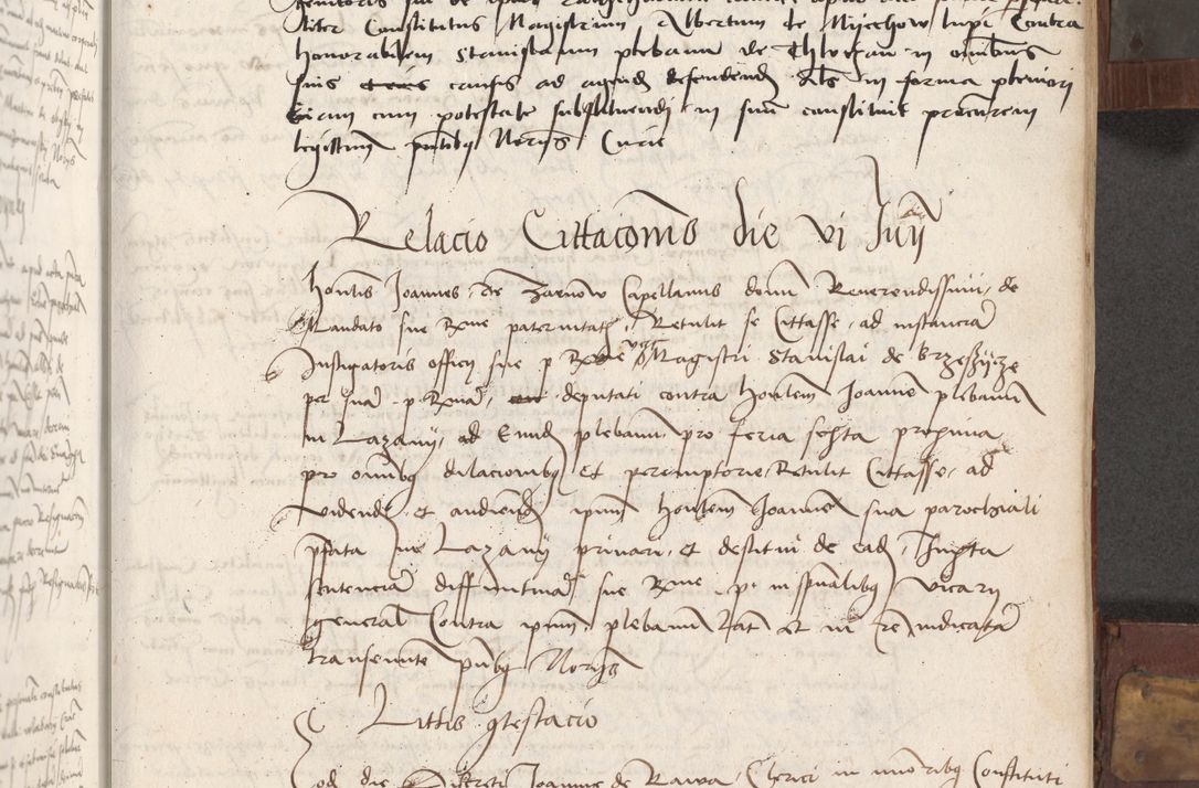 Zdjęcie nr 82 dla obiektu archiwalnego: Volumen II - um actorum episcopalium Joannis Konarski, episcopi Cracoviensis annorum sequentium: 1515, 1516, 1517, 1518, 1519, quorum indicem in dine huius voluminis videre est.