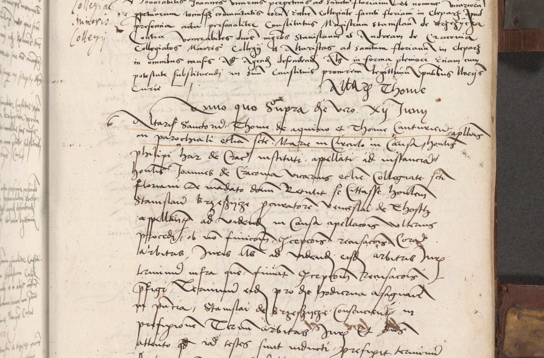 Zdjęcie nr 84 dla obiektu archiwalnego: Volumen II - um actorum episcopalium Joannis Konarski, episcopi Cracoviensis annorum sequentium: 1515, 1516, 1517, 1518, 1519, quorum indicem in dine huius voluminis videre est.