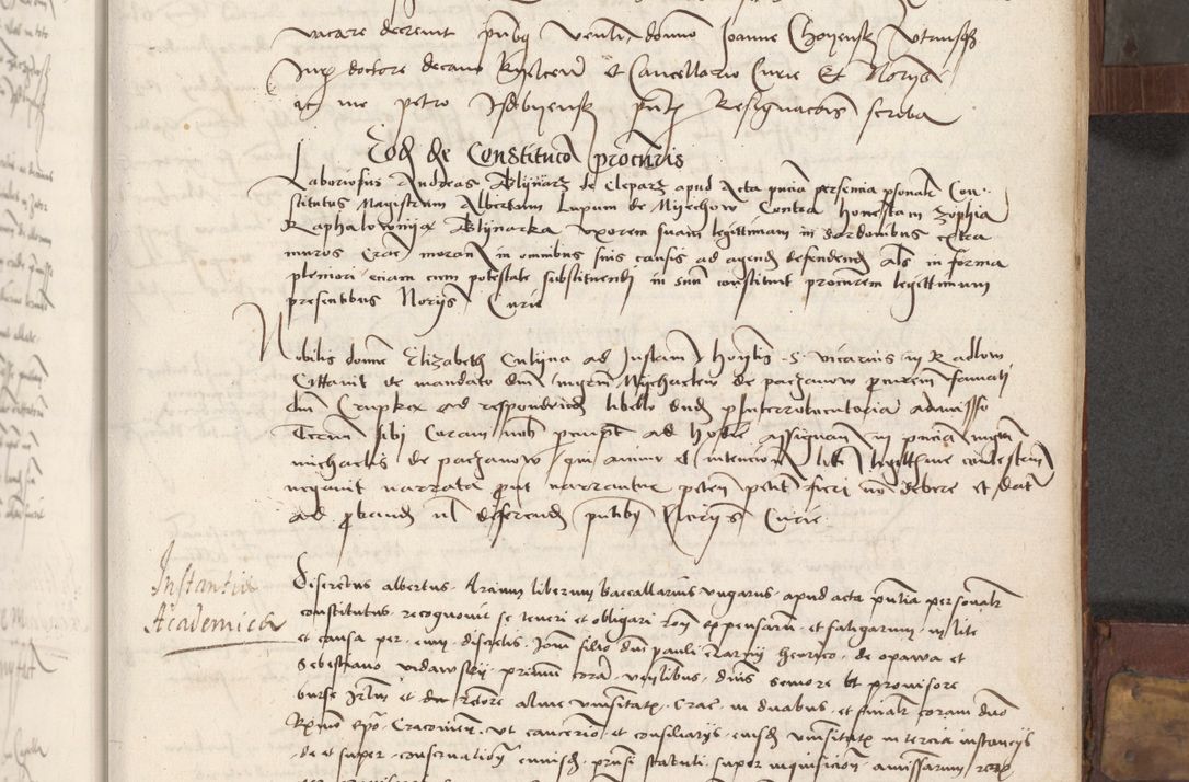 Zdjęcie nr 86 dla obiektu archiwalnego: Volumen II - um actorum episcopalium Joannis Konarski, episcopi Cracoviensis annorum sequentium: 1515, 1516, 1517, 1518, 1519, quorum indicem in dine huius voluminis videre est.