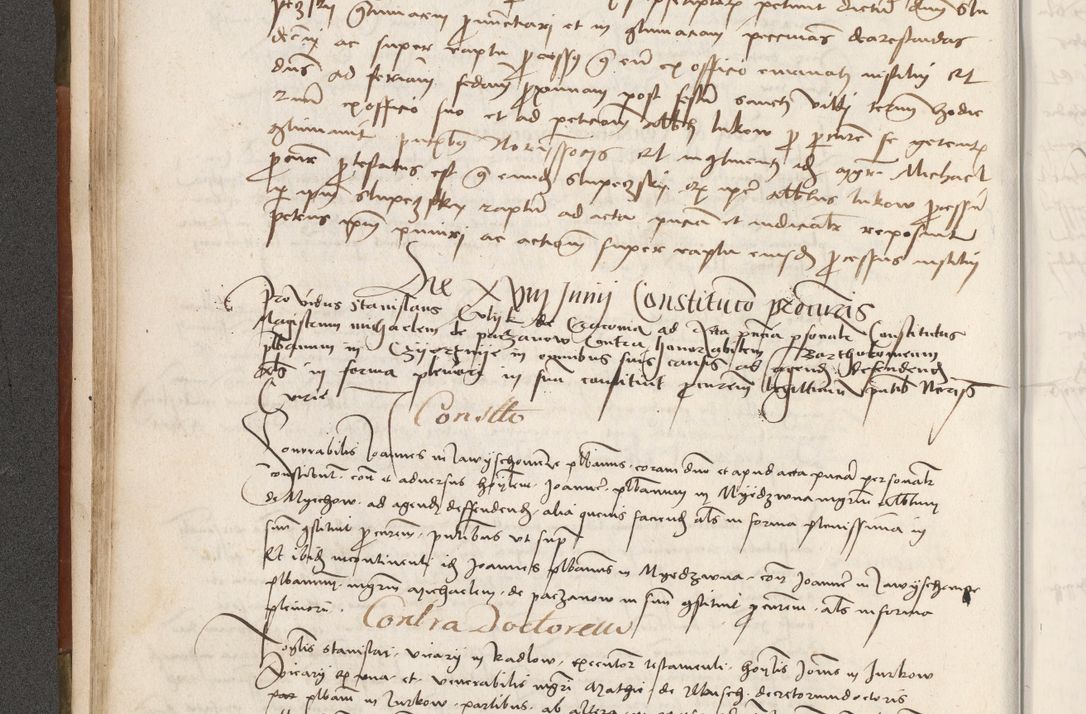 Zdjęcie nr 87 dla obiektu archiwalnego: Volumen II - um actorum episcopalium Joannis Konarski, episcopi Cracoviensis annorum sequentium: 1515, 1516, 1517, 1518, 1519, quorum indicem in dine huius voluminis videre est.