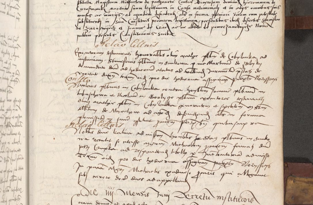 Zdjęcie nr 80 dla obiektu archiwalnego: Volumen II - um actorum episcopalium Joannis Konarski, episcopi Cracoviensis annorum sequentium: 1515, 1516, 1517, 1518, 1519, quorum indicem in dine huius voluminis videre est.