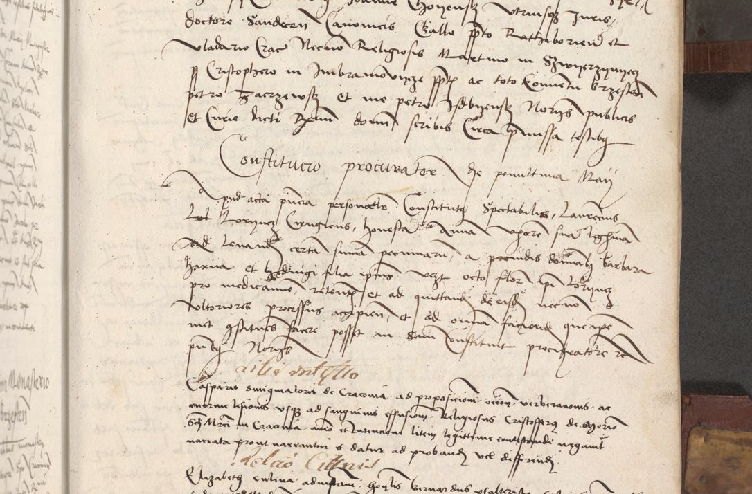 Zdjęcie nr 78 dla obiektu archiwalnego: Volumen II - um actorum episcopalium Joannis Konarski, episcopi Cracoviensis annorum sequentium: 1515, 1516, 1517, 1518, 1519, quorum indicem in dine huius voluminis videre est.