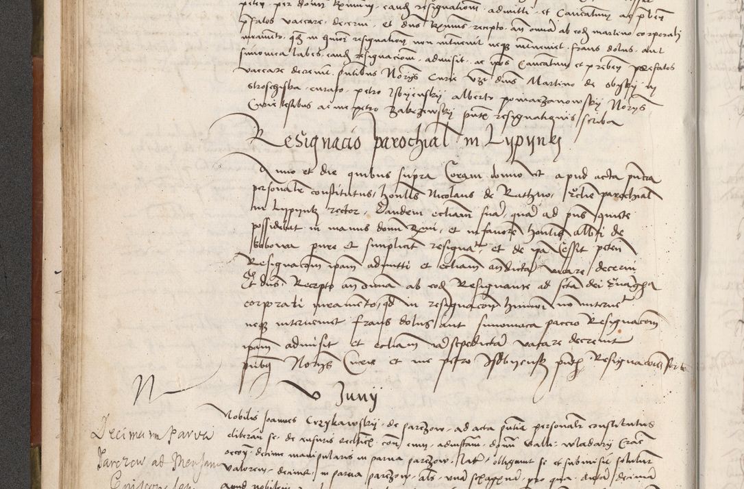 Zdjęcie nr 81 dla obiektu archiwalnego: Volumen II - um actorum episcopalium Joannis Konarski, episcopi Cracoviensis annorum sequentium: 1515, 1516, 1517, 1518, 1519, quorum indicem in dine huius voluminis videre est.
