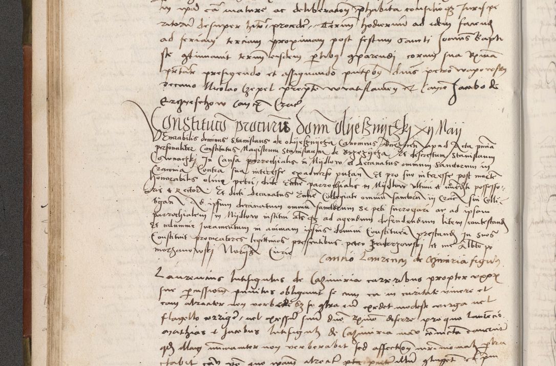 Zdjęcie nr 71 dla obiektu archiwalnego: Volumen II - um actorum episcopalium Joannis Konarski, episcopi Cracoviensis annorum sequentium: 1515, 1516, 1517, 1518, 1519, quorum indicem in dine huius voluminis videre est.