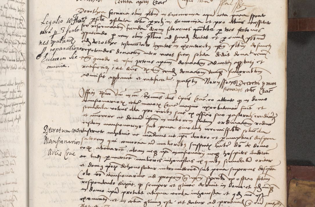 Zdjęcie nr 64 dla obiektu archiwalnego: Volumen II - um actorum episcopalium Joannis Konarski, episcopi Cracoviensis annorum sequentium: 1515, 1516, 1517, 1518, 1519, quorum indicem in dine huius voluminis videre est.