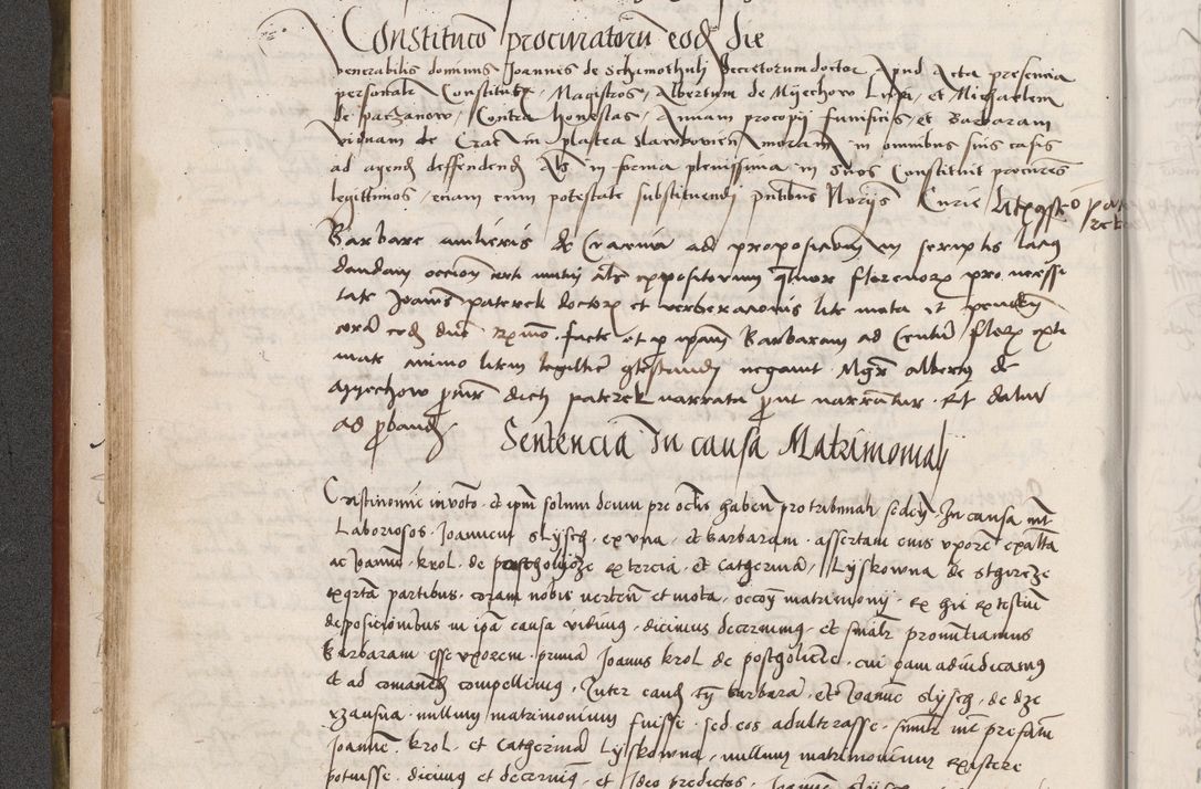 Zdjęcie nr 65 dla obiektu archiwalnego: Volumen II - um actorum episcopalium Joannis Konarski, episcopi Cracoviensis annorum sequentium: 1515, 1516, 1517, 1518, 1519, quorum indicem in dine huius voluminis videre est.