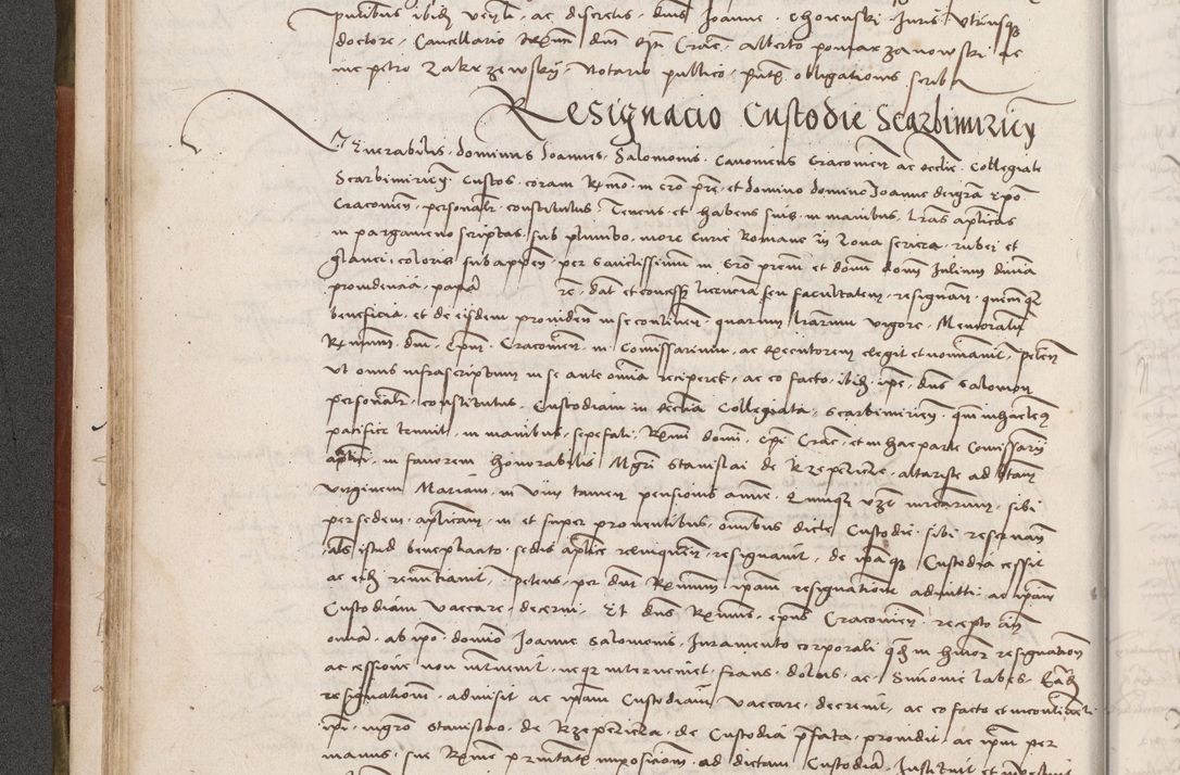 Zdjęcie nr 61 dla obiektu archiwalnego: Volumen II - um actorum episcopalium Joannis Konarski, episcopi Cracoviensis annorum sequentium: 1515, 1516, 1517, 1518, 1519, quorum indicem in dine huius voluminis videre est.