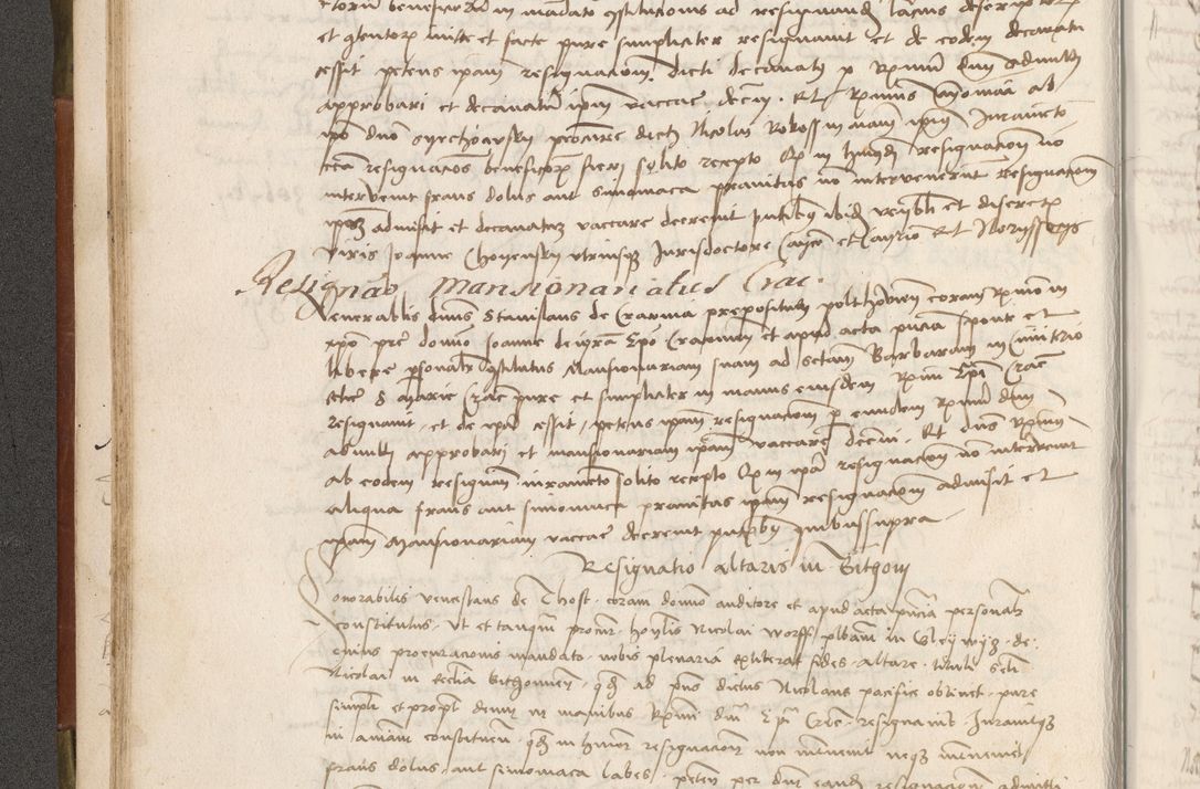Zdjęcie nr 51 dla obiektu archiwalnego: Volumen II - um actorum episcopalium Joannis Konarski, episcopi Cracoviensis annorum sequentium: 1515, 1516, 1517, 1518, 1519, quorum indicem in dine huius voluminis videre est.