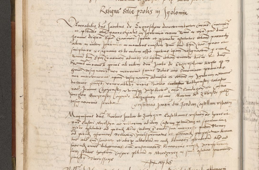 Zdjęcie nr 55 dla obiektu archiwalnego: Volumen II - um actorum episcopalium Joannis Konarski, episcopi Cracoviensis annorum sequentium: 1515, 1516, 1517, 1518, 1519, quorum indicem in dine huius voluminis videre est.