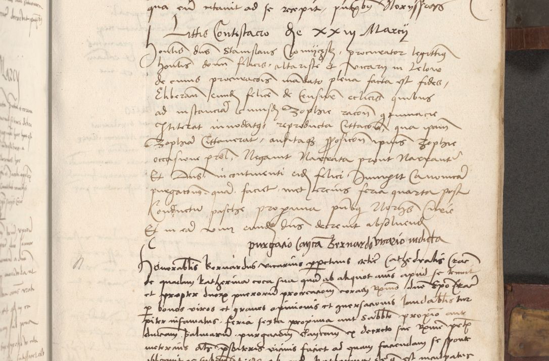 Zdjęcie nr 42 dla obiektu archiwalnego: Volumen II - um actorum episcopalium Joannis Konarski, episcopi Cracoviensis annorum sequentium: 1515, 1516, 1517, 1518, 1519, quorum indicem in dine huius voluminis videre est.