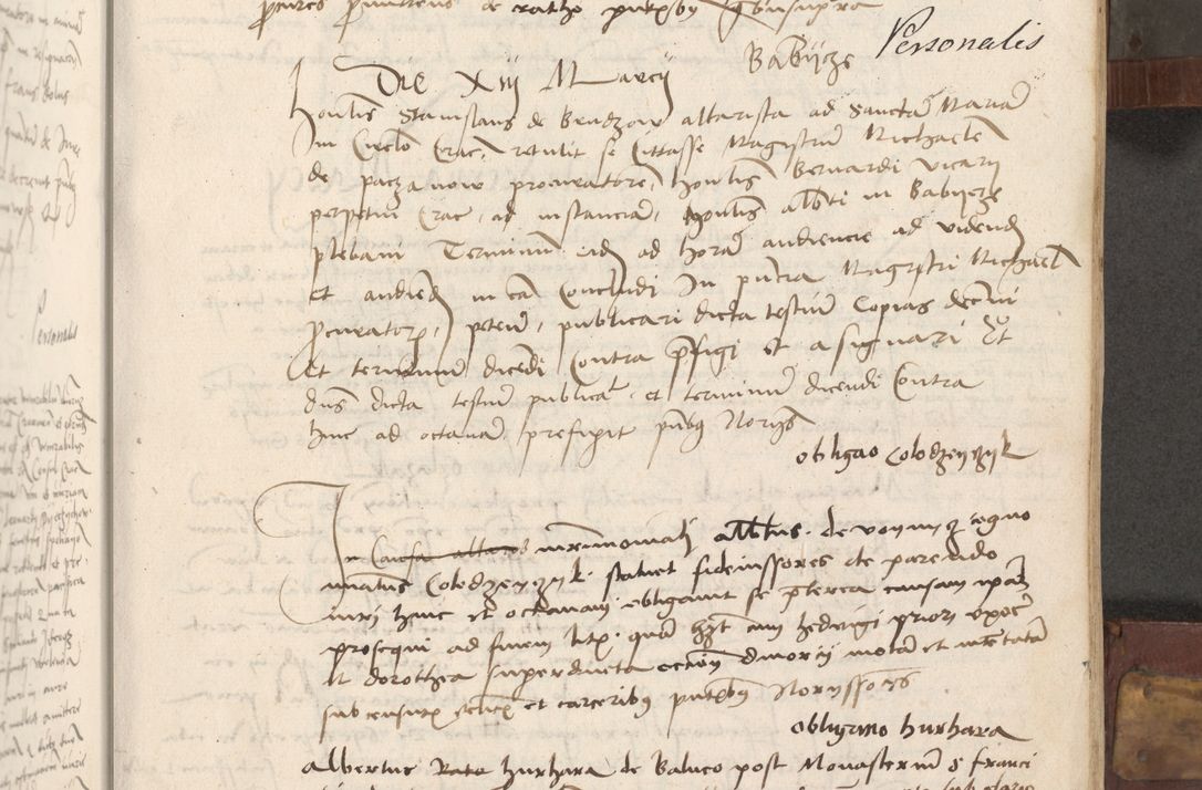 Zdjęcie nr 40 dla obiektu archiwalnego: Volumen II - um actorum episcopalium Joannis Konarski, episcopi Cracoviensis annorum sequentium: 1515, 1516, 1517, 1518, 1519, quorum indicem in dine huius voluminis videre est.