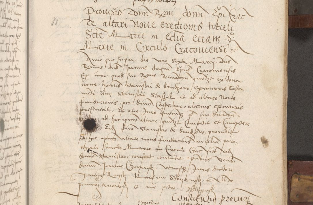 Zdjęcie nr 32 dla obiektu archiwalnego: Volumen II - um actorum episcopalium Joannis Konarski, episcopi Cracoviensis annorum sequentium: 1515, 1516, 1517, 1518, 1519, quorum indicem in dine huius voluminis videre est.