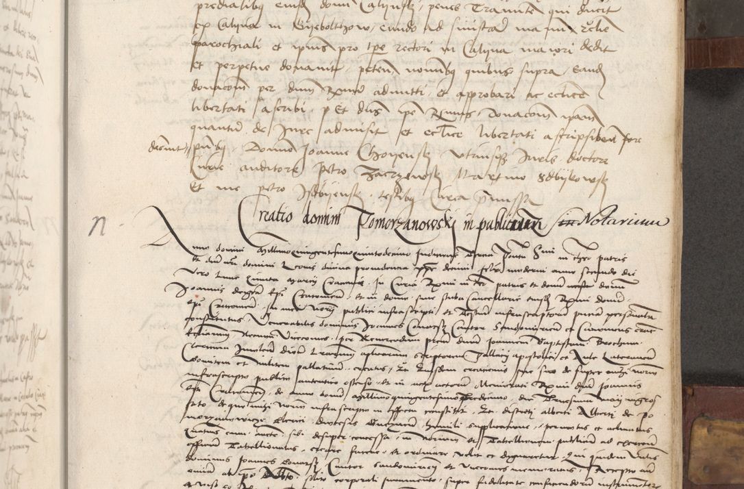 Zdjęcie nr 34 dla obiektu archiwalnego: Volumen II - um actorum episcopalium Joannis Konarski, episcopi Cracoviensis annorum sequentium: 1515, 1516, 1517, 1518, 1519, quorum indicem in dine huius voluminis videre est.