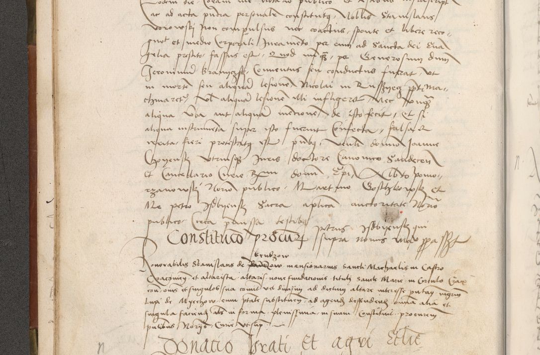 Zdjęcie nr 33 dla obiektu archiwalnego: Volumen II - um actorum episcopalium Joannis Konarski, episcopi Cracoviensis annorum sequentium: 1515, 1516, 1517, 1518, 1519, quorum indicem in dine huius voluminis videre est.