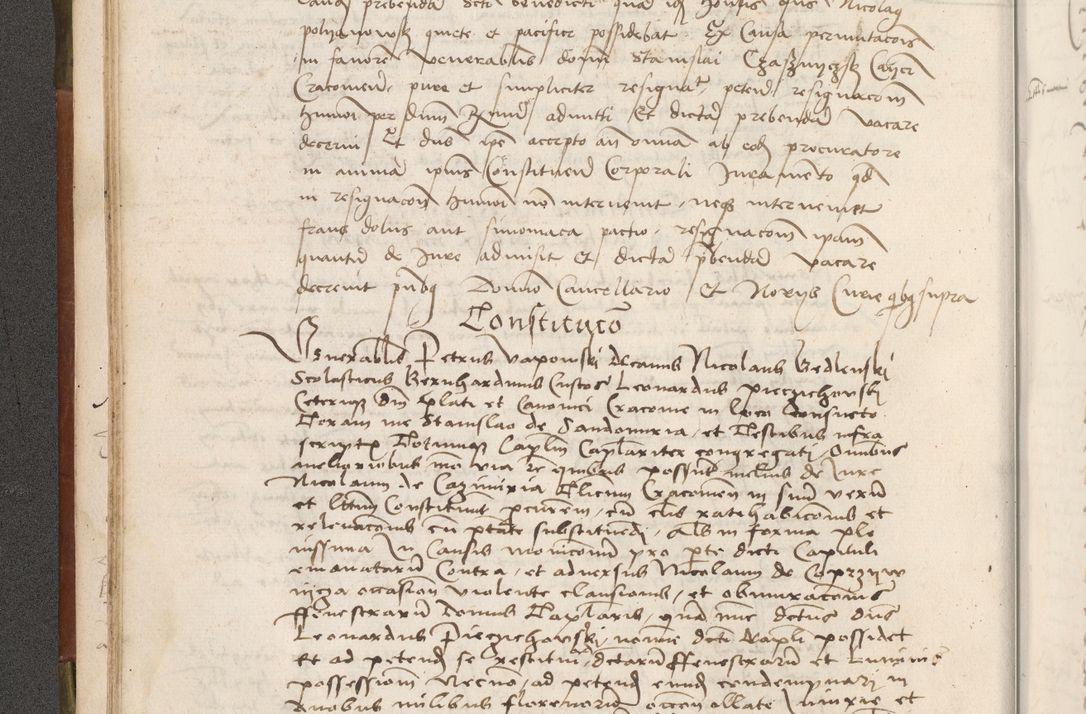 Zdjęcie nr 37 dla obiektu archiwalnego: Volumen II - um actorum episcopalium Joannis Konarski, episcopi Cracoviensis annorum sequentium: 1515, 1516, 1517, 1518, 1519, quorum indicem in dine huius voluminis videre est.
