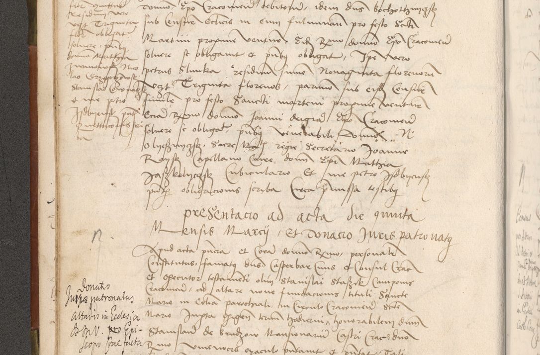 Zdjęcie nr 29 dla obiektu archiwalnego: Volumen II - um actorum episcopalium Joannis Konarski, episcopi Cracoviensis annorum sequentium: 1515, 1516, 1517, 1518, 1519, quorum indicem in dine huius voluminis videre est.