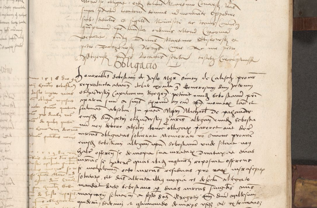Zdjęcie nr 24 dla obiektu archiwalnego: Volumen II - um actorum episcopalium Joannis Konarski, episcopi Cracoviensis annorum sequentium: 1515, 1516, 1517, 1518, 1519, quorum indicem in dine huius voluminis videre est.