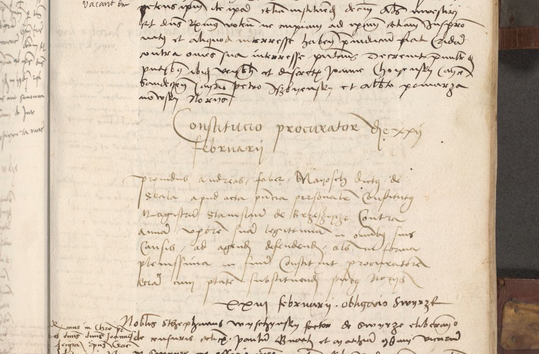 Zdjęcie nr 20 dla obiektu archiwalnego: Volumen II - um actorum episcopalium Joannis Konarski, episcopi Cracoviensis annorum sequentium: 1515, 1516, 1517, 1518, 1519, quorum indicem in dine huius voluminis videre est.