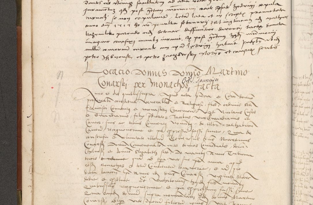 Zdjęcie nr 23 dla obiektu archiwalnego: Volumen II - um actorum episcopalium Joannis Konarski, episcopi Cracoviensis annorum sequentium: 1515, 1516, 1517, 1518, 1519, quorum indicem in dine huius voluminis videre est.