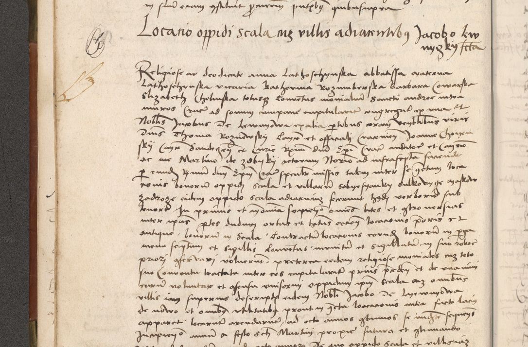 Zdjęcie nr 21 dla obiektu archiwalnego: Volumen II - um actorum episcopalium Joannis Konarski, episcopi Cracoviensis annorum sequentium: 1515, 1516, 1517, 1518, 1519, quorum indicem in dine huius voluminis videre est.