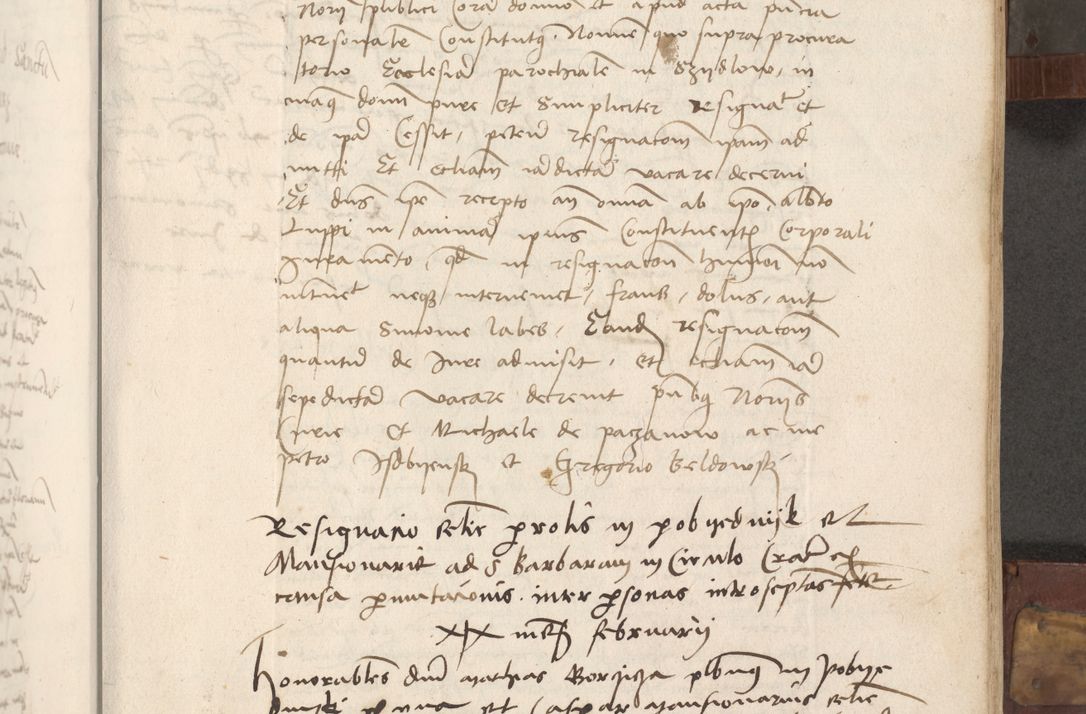 Zdjęcie nr 18 dla obiektu archiwalnego: Volumen II - um actorum episcopalium Joannis Konarski, episcopi Cracoviensis annorum sequentium: 1515, 1516, 1517, 1518, 1519, quorum indicem in dine huius voluminis videre est.