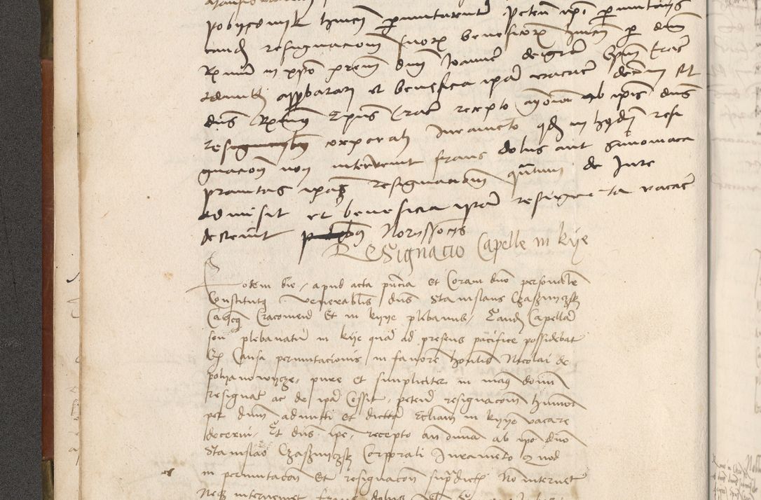 Zdjęcie nr 19 dla obiektu archiwalnego: Volumen II - um actorum episcopalium Joannis Konarski, episcopi Cracoviensis annorum sequentium: 1515, 1516, 1517, 1518, 1519, quorum indicem in dine huius voluminis videre est.