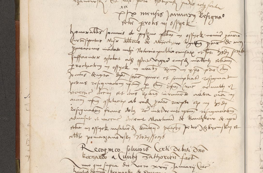 Zdjęcie nr 13 dla obiektu archiwalnego: Volumen II - um actorum episcopalium Joannis Konarski, episcopi Cracoviensis annorum sequentium: 1515, 1516, 1517, 1518, 1519, quorum indicem in dine huius voluminis videre est.
