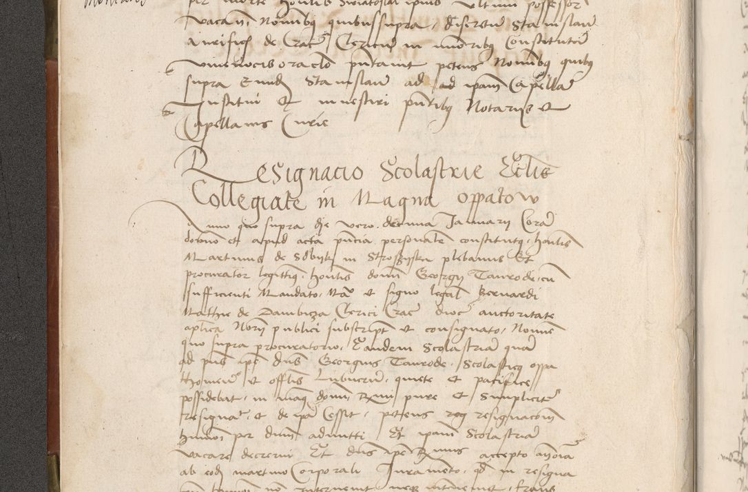 Zdjęcie nr 9 dla obiektu archiwalnego: Volumen II - um actorum episcopalium Joannis Konarski, episcopi Cracoviensis annorum sequentium: 1515, 1516, 1517, 1518, 1519, quorum indicem in dine huius voluminis videre est.