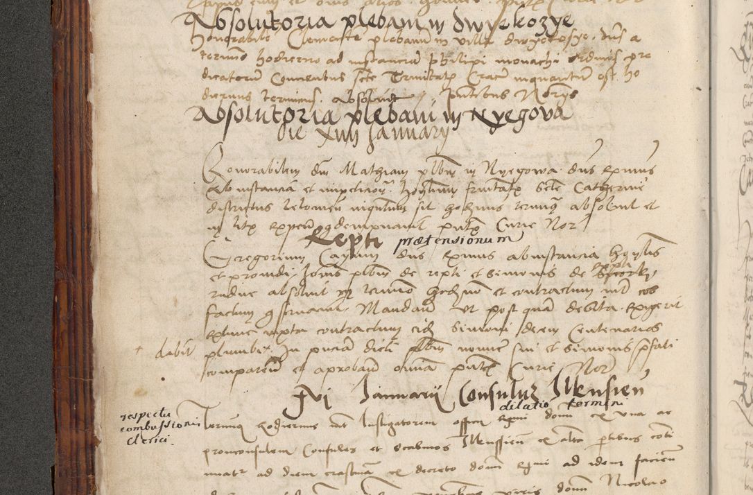 Zdjęcie nr 13 dla obiektu archiwalnego: Volumen III actorum episcopalium R.R.  Joannis Konarski episcopi Cracoviensis ex annis 18 I 1520-27 III 1524