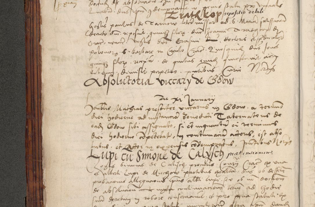 Zdjęcie nr 11 dla obiektu archiwalnego: Volumen III actorum episcopalium R.R.  Joannis Konarski episcopi Cracoviensis ex annis 18 I 1520-27 III 1524