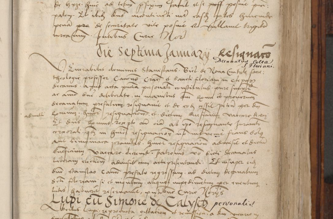 Zdjęcie nr 10 dla obiektu archiwalnego: Volumen III actorum episcopalium R.R.  Joannis Konarski episcopi Cracoviensis ex annis 18 I 1520-27 III 1524