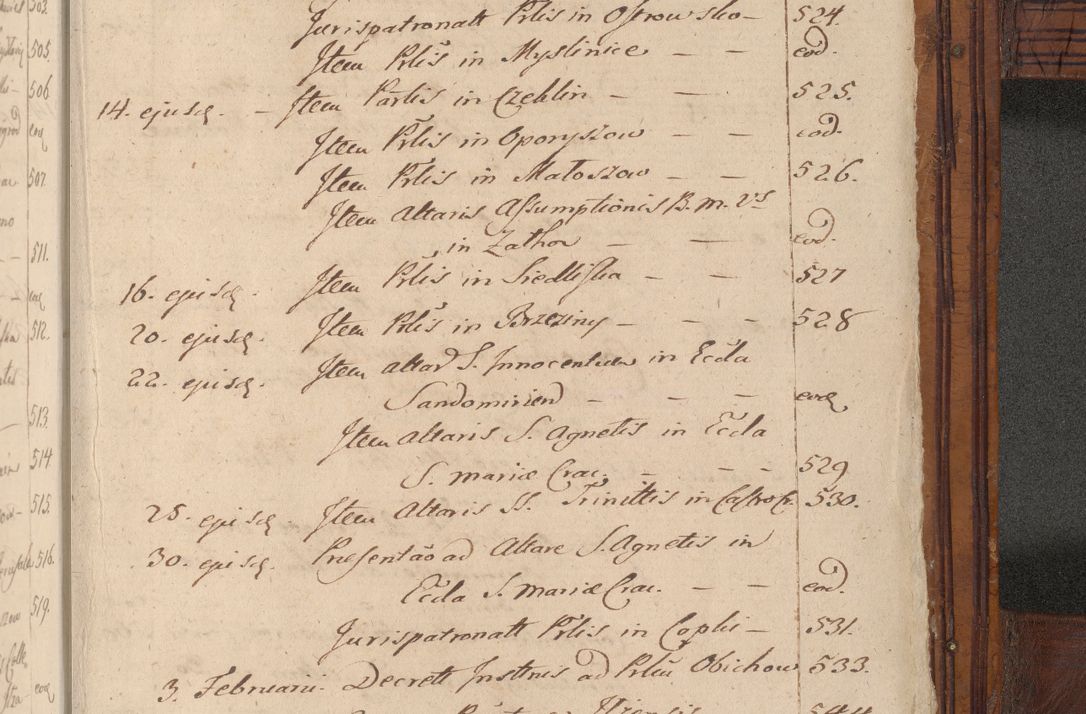 Zdjęcie nr 1125 dla obiektu archiwalnego: Volumen III actorum episcopalium R.R.  Joannis Konarski episcopi Cracoviensis ex annis 18 I 1520-27 III 1524