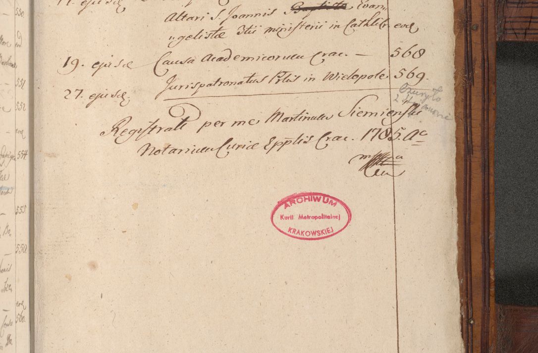 Zdjęcie nr 1127 dla obiektu archiwalnego: Volumen III actorum episcopalium R.R.  Joannis Konarski episcopi Cracoviensis ex annis 18 I 1520-27 III 1524