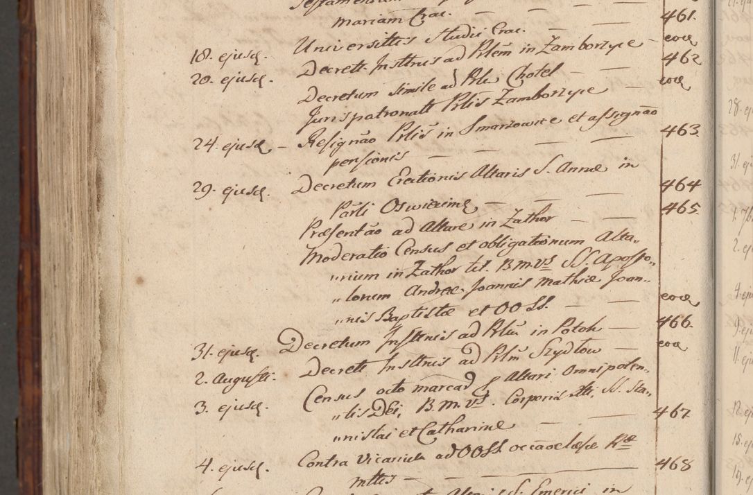 Zdjęcie nr 1122 dla obiektu archiwalnego: Volumen III actorum episcopalium R.R.  Joannis Konarski episcopi Cracoviensis ex annis 18 I 1520-27 III 1524