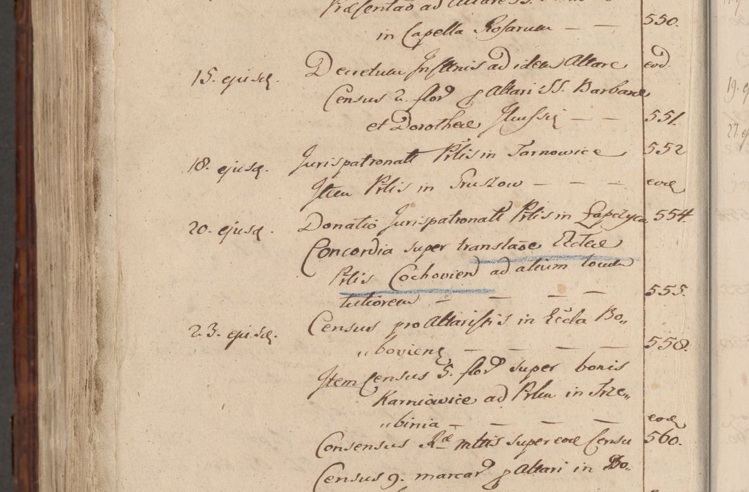 Zdjęcie nr 1126 dla obiektu archiwalnego: Volumen III actorum episcopalium R.R.  Joannis Konarski episcopi Cracoviensis ex annis 18 I 1520-27 III 1524