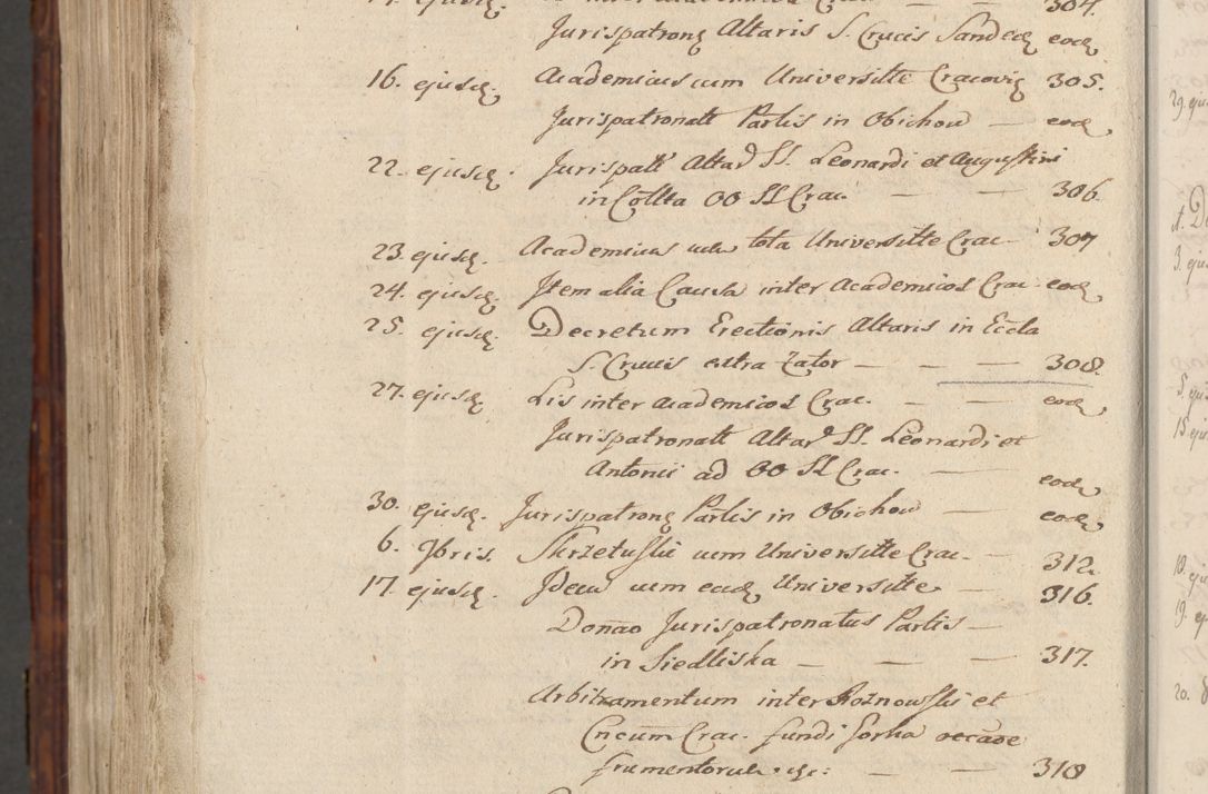 Zdjęcie nr 1116 dla obiektu archiwalnego: Volumen III actorum episcopalium R.R.  Joannis Konarski episcopi Cracoviensis ex annis 18 I 1520-27 III 1524