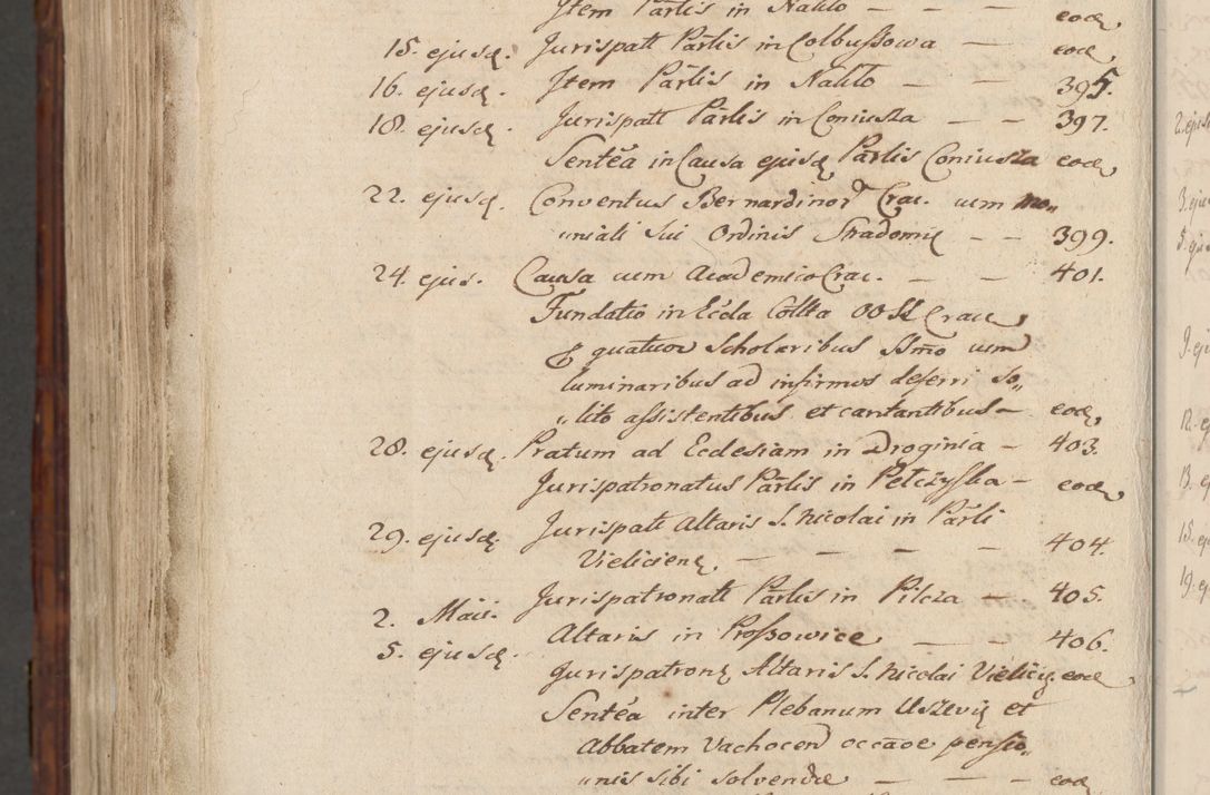 Zdjęcie nr 1120 dla obiektu archiwalnego: Volumen III actorum episcopalium R.R.  Joannis Konarski episcopi Cracoviensis ex annis 18 I 1520-27 III 1524