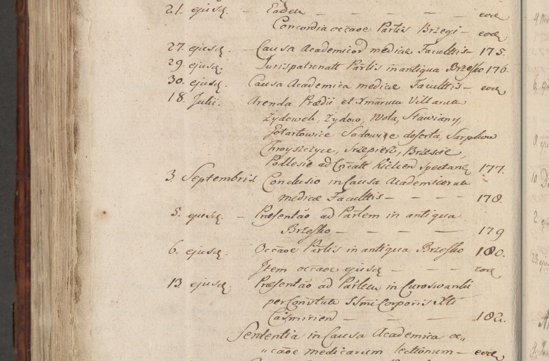 Zdjęcie nr 1110 dla obiektu archiwalnego: Volumen III actorum episcopalium R.R.  Joannis Konarski episcopi Cracoviensis ex annis 18 I 1520-27 III 1524
