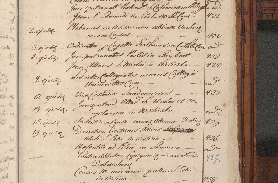 Zdjęcie nr 1121 dla obiektu archiwalnego: Volumen III actorum episcopalium R.R.  Joannis Konarski episcopi Cracoviensis ex annis 18 I 1520-27 III 1524